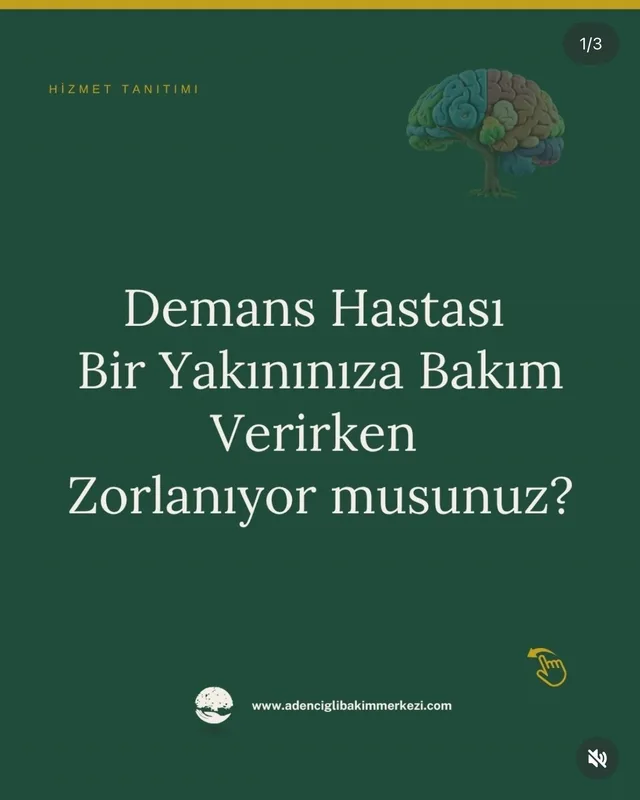 Aden Çiğli paylaşımı: Demans hastası bir yakınınıza bakım verirken zorlanıyor musunuz?